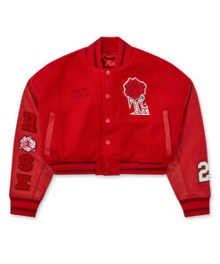 Teyana Taylor Red Cropped Jacket - Clearance Sale