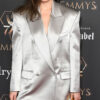 The Emmys Kathryn Hahn Grey Blazer