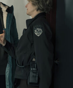 True Detective Jodie Foster Brown Cotton Jacket - True Detective Liz Danvers Brown Coton Jacket