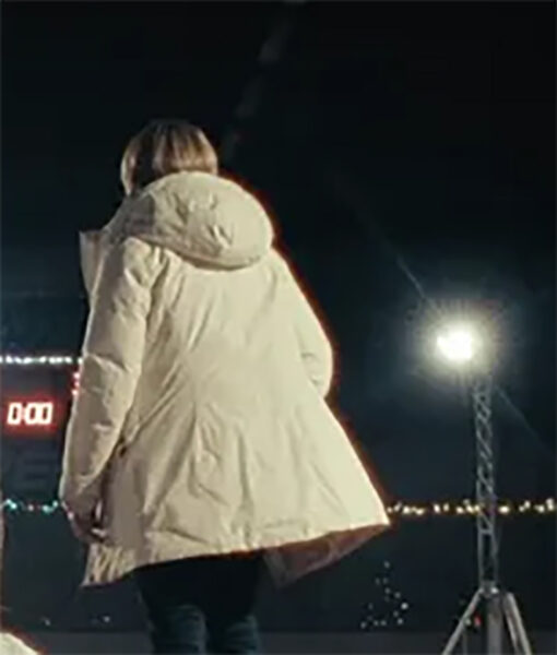True Detective Jodie Foster Liz Danvers Hooded White Coat