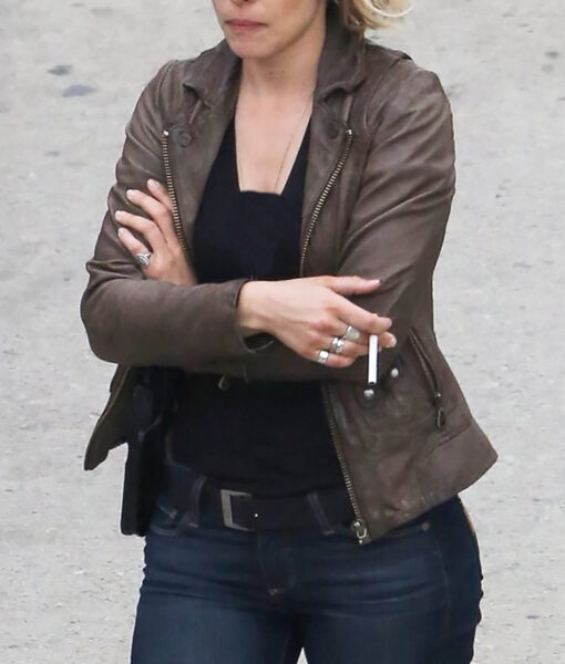 True Detective Rachel McAdams Brown Leather Jacket - True Detective Ani Bezzerides Brown Leather Jacket