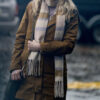 Anja Savcic Tracker Kira Stine Womens Brown Long Coat - Womens Brown Long Coat - Front View