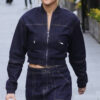 Ashley Roberts Blue Denim Jacket - Front View