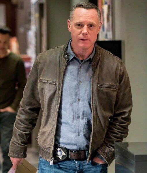 Chicago P.D Hank Voight Distressed Leather Jacket