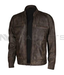 Chicago P.D Hank Voight Distressed Leather Jacket