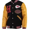 Chiefs Black and Yellow Letterman Varsity Jacket - Clearance Sale