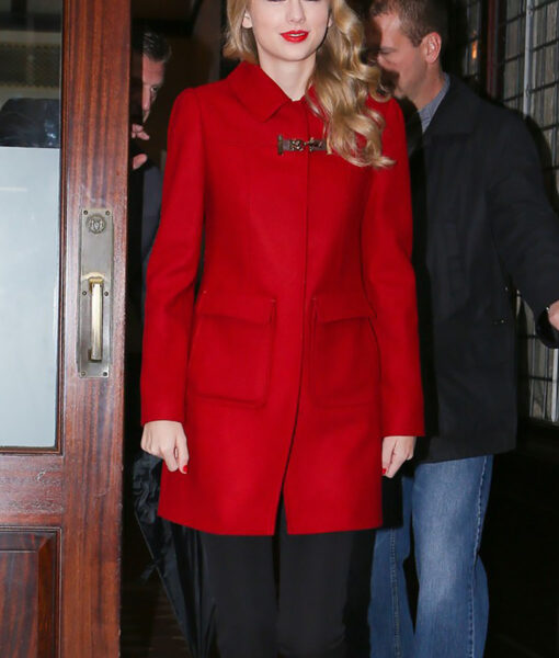 Detroit Taylor Red Wool Coat - Clearance Sale