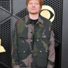 Ed Sheeran Camouflage Cotton Jacket - Ed Sheeran Attended Award 2024- Men's Camouflage Cotton Jacket