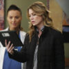 Ellen Pompeo Grey's Anatomy Dr. Meredith Womens Black Quilted Jacket - Womens Black Quilted Jacket - Front View