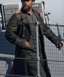 Henry Cavill The Ministry of Ungentlemanly Warfare Leather Coat - Henry Cavill The Ministry of Ungentlemanly Warfar Gus March - Leather Coat - Men's Leather Coat - Front View