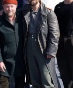 Henry Cavill The Ministry of Ungentlemanly Warfare Leather Coat - Henry Cavill The Ministry of Ungentlemanly Warfar Gus March - Leather Coat - Men's Leather Coat - Side View