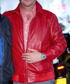 Jonathan Sothcott Renegades Leather Jacket - Jonathan Sothcott Renegades Jacket - Men's Red Leather Jacket - Front View3