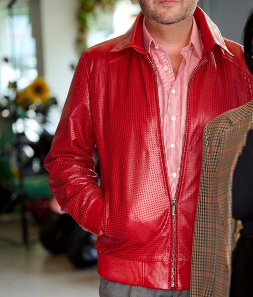 Jonathan Sothcott Renegades Leather Jacket - Jonathan Sothcott Renegades Jacket - Men's Red Leather Jacket - Front View2