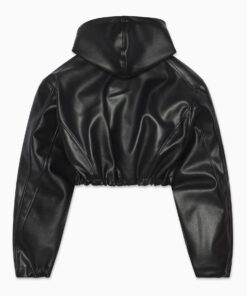 Kylie Jenner Black Leather Jacket - Clearance Sale
