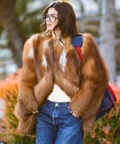 Kylie Jenner Brown Fur Coat - Kylie Jenner - Women's Brown Fur Coat