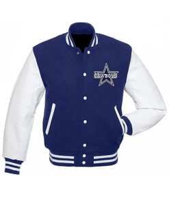 Mens Blue Star Varsity Jacket - Clearance Sale