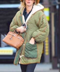 Nicky Hilton Green Cotton Jacket - Front View2