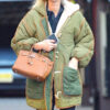 Nicky Hilton Green Cotton Jacket - Front View