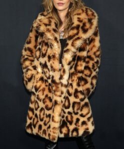 Paris Jackson Leopard Fur Coat
