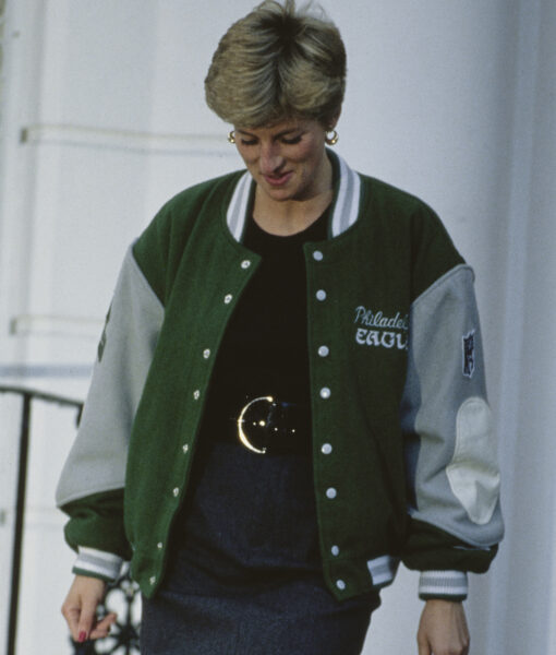 Princess Diana Eagles Varsity Jacket - Clearance Sale