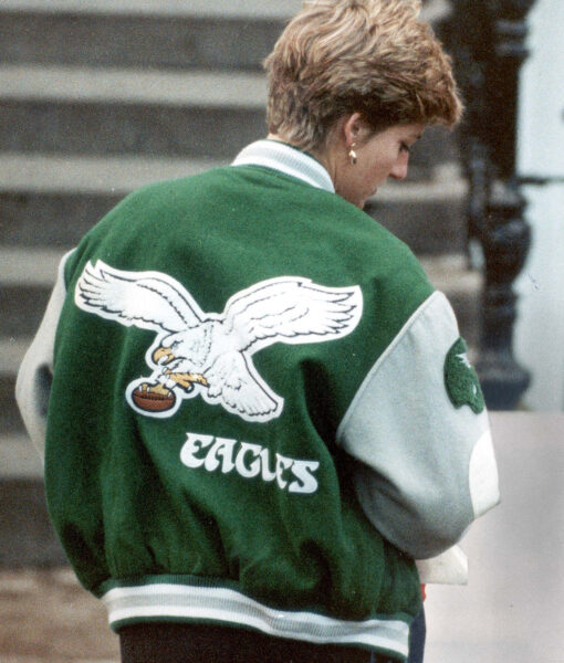 Princess Diana Eagles Varsity Jacket - Clearance Sale