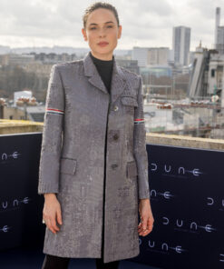Rebecca Ferguson Dune Jessica Womens Sequin Coat - Womens Sequin Coat - Front VIew
