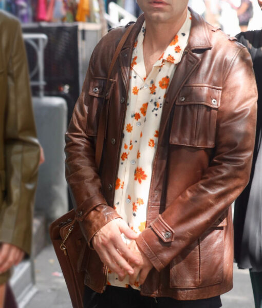 Sebastian Stan A Different Man Brown Leather Jacket - Sebastian Stan A Different Man Brown Leather Jacket - Men's Brown Leather Jacket