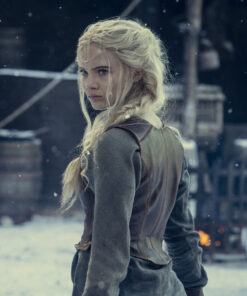 The Witcher Freya Allan Brown Vest - Clearance Sale