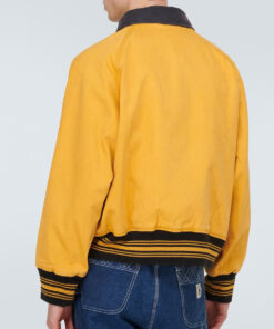 AJ McLean Good Morning America Mens Yellow Jacket - Mens Yellow Jacket - Back View