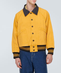 AJ McLean Good Morning America Mens Yellow Jacket - Mens Yellow Jacket - Front View