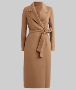 【Amanda】 ato WOOL TRENCH COAT Amanda Holden Sky Blue Wool Trench Coat | NYC Jackets