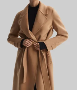 Amanda Holden Peach Wool Coat | NYC Jackets