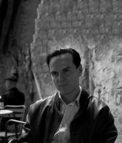 Andrew Scott Ripley Tom Ripley Mens Brown Leather Jacket - Mens Brown Leather Jacket - Collar View