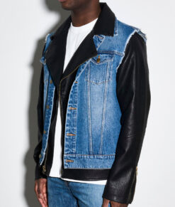 Austin Butler The Bikeriders Benny Mens Jacket - Mens Jacket - Side VIew