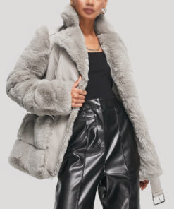Chanel Cresswell The Gentlemen Tammy Womens Fur Jacket - Womens Fur Jacket - fRONT vIEW