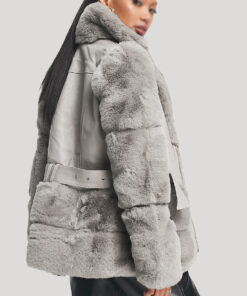 Chanel Cresswell The Gentlemen Tammy Womens Fur Jacket - Womens Fur Jacket - Back View