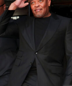 Dr. Dre Hollywood Walk of Fame Mens Black Suit - Mens Black Suit - Front View3