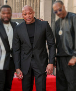 Dr. Dre Hollywood Walk of Fame Mens Black Suit - Mens Black Suit - Front View4