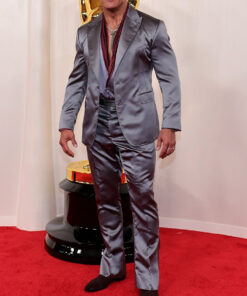 Dwayne Johnson Oscar Mens Grey Suit - Mens Grey Suit - sIDE viEW