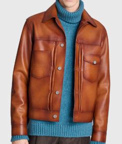 Mike Epps Brown Leather Jacket | NYC Jackets
