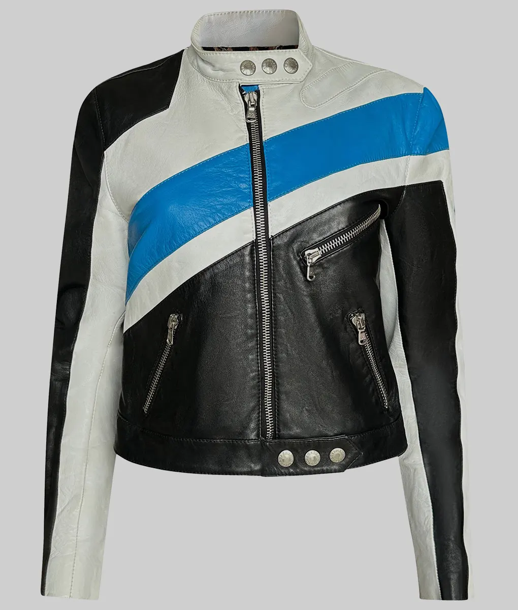 Nicola Peltz Leather Biker Jacket-Generic