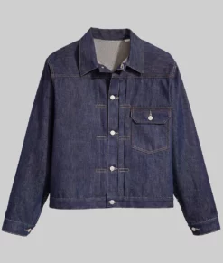 Tom Hardy The Bikeriders Blue Denim Jacket-Generic