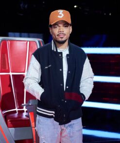 Chance the Rapper Bomber Jacket - The Voice Chance the Rapper Black Bomber Jacket - Front View2