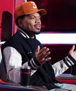 Chance the Rapper Bomber Jacket - The Voice Chance the Rapper Black Bomber Jacket - Side View2