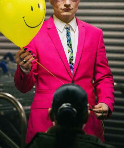 Ed Sheeran Bad Habits Pink Suit - Ed Sheeran Bad Habits Suit Ed Sheeran Pink Suit - Front View2