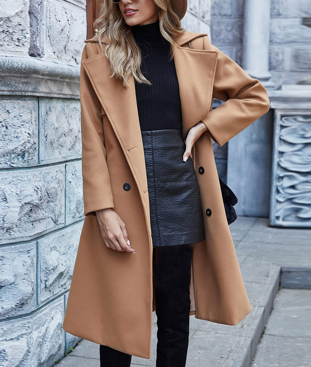 The Veil Elisabeth Moss Brown Trench Coat