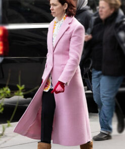 Elsbeth Carrie Preston Pink Coat - Elsbeth Carrie Preston Pink Coat - Front View