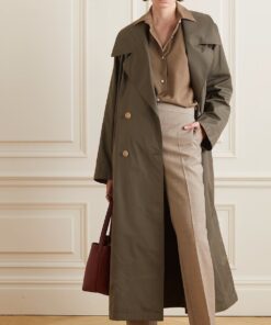 Jennifer Lawrence Trench Coat - NYC Commercials Jennifer Lawrence Trench Coat - Front View