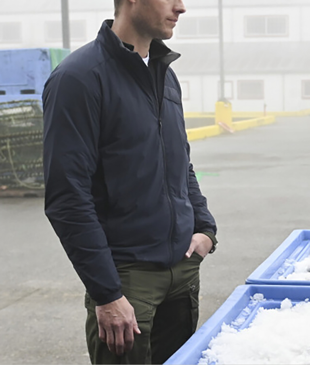 Justin Hartley Tracker 2024 Blue Lightweight Jacket | NYC Jackets