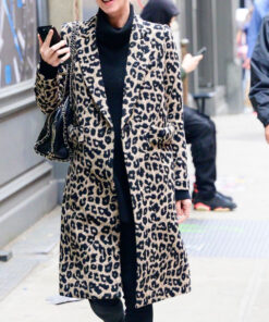 Nicky Hilton Leopard Print Coat - Nicky Hilton Leopard Print Coat - Front View